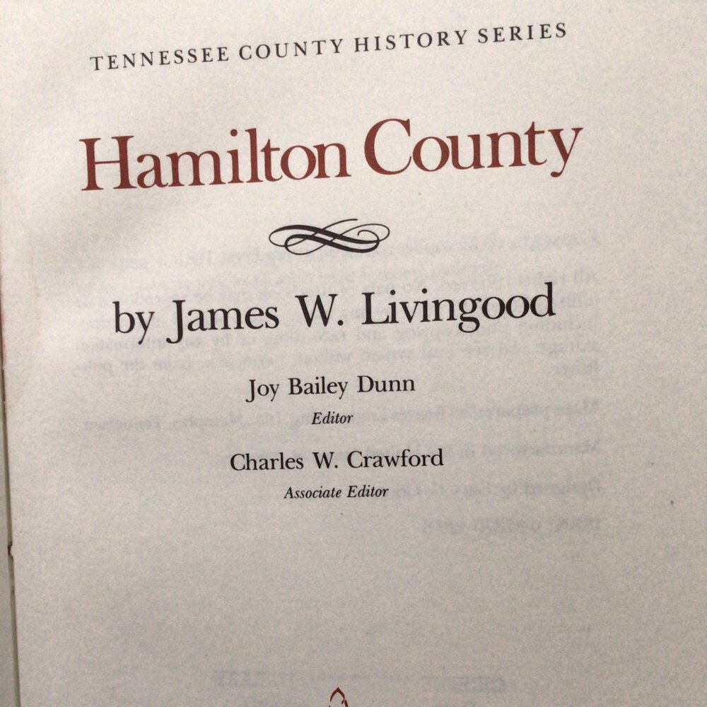 Hamilton County  TN History & Genealogy with Maps